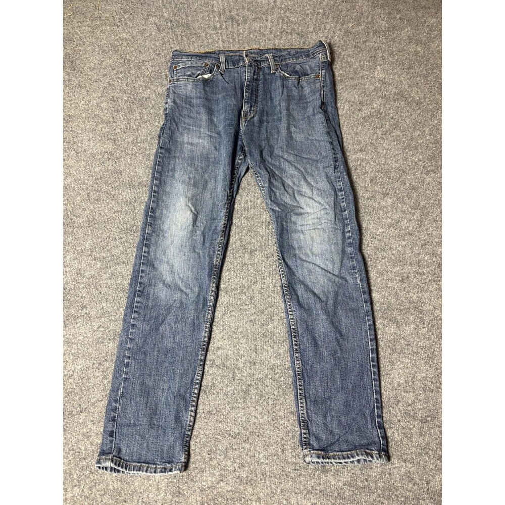 Levi's 510 Jeans Mens 34x30 Blue Skinny Slim Fit Medium Wash Stretch Denim